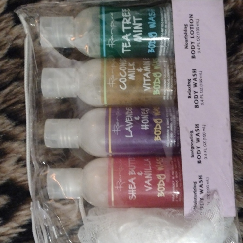 body wash gift set of 4
